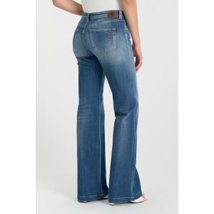 Spodnie dżinsowe w stylu flare dla kobiet Le Temps des cerises Rosa image-1