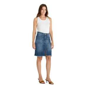 Gonna in denim da donna Le Temps des cerises Sivia image-0