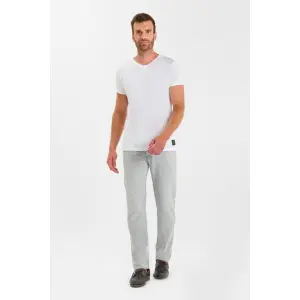 Tapered jeans Le Temps des cerises 700/11 Juhani image-1