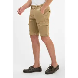 Calções das Bermudas Le Temps des cerises Jogg Army Damon image-4