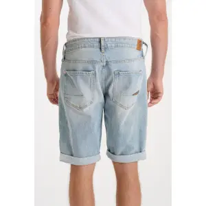 Bermuda in denim Le Temps des cerises Landres image-1