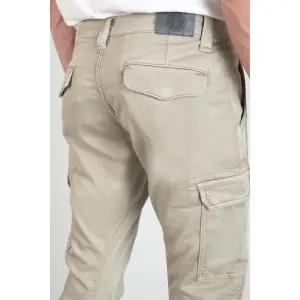 Tapered cargo Trousers Le Temps des cerises Koge Army image-3
