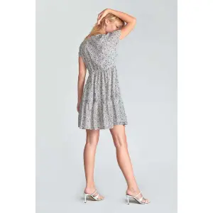 Women's short-sleeved dress Le Temps des cerises Chardon image-3