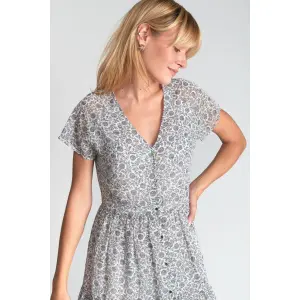 Women's short-sleeved dress Le Temps des cerises Chardon image-4