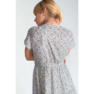Women's short-sleeved dress Le Temps des cerises Chardon image-5