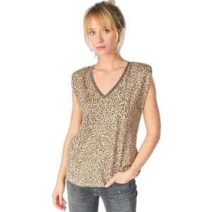 Blouse à motif léopard femme Le Temps des cerises Evan image-0