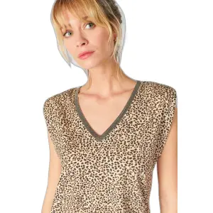 Blouse à motif léopard femme Le Temps des cerises Evan image-4