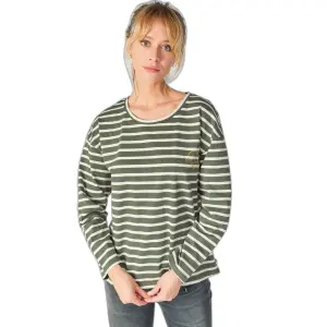 T-shirt manches longues à rayures femme Le Temps des cerises Gatsby image-0