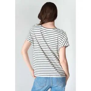 T-Shirt Frau Le Temps des cerises Lilas image-4