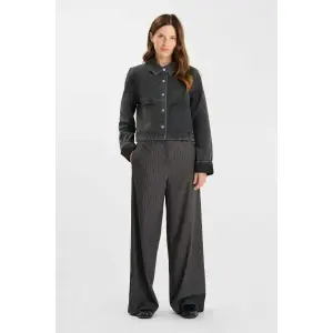 Jeansjacke Damen Le Temps des cerises Polus image-3