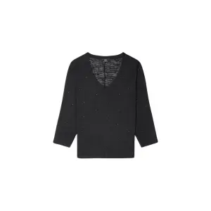 T-shirt de manga comprida feminina Le Temps des cerises Villou image-0