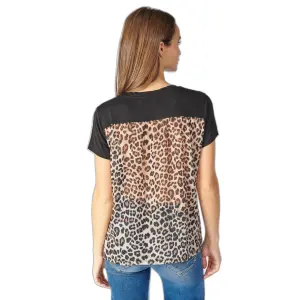 T-shirt  bi-matière femme Le Temps des cerises Zephi image-1