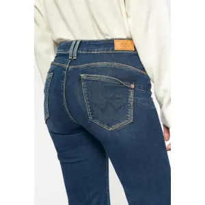 Jeans high waist girl Le Temps des cerises Pulp Flare Pagge image-6