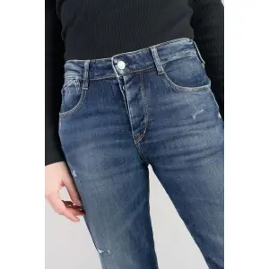 Women's 7/8th destroy mom jeans Le Temps des cerises Bambino 400/17 image-5