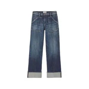 Wide Leg Women's Jeans Le Temps des cerises 400/28 Revers image-0