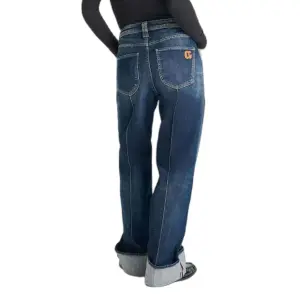 Wide Leg Women's Jeans Le Temps des cerises 400/28 Revers image-1