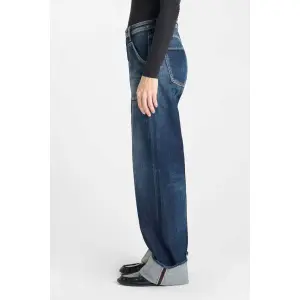 Wide Leg Women's Jeans Le Temps des cerises 400/28 Revers image-2