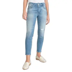 Jeans taille haute femme Le Temps des cerises Pulp Flare Axis image-1