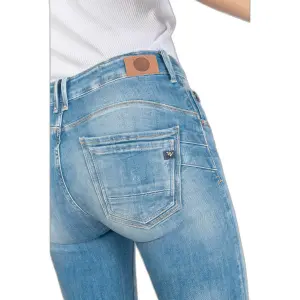 Jeans taille haute femme Le Temps des cerises Pulp Flare Axis image-5