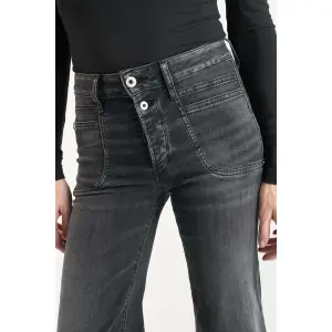 Women's pulp flare jeans Le Temps des cerises Hooks image-3