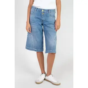 Women's denim shorts Le Temps des cerises Lolo image-1