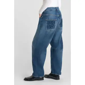 Wide Leg Jeans for Women Le Temps des cerises Madie kahik image-2