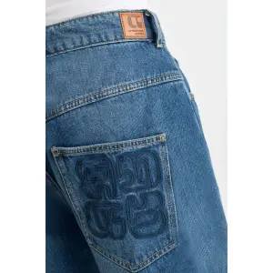 Wide Leg Jeans for Women Le Temps des cerises Madie kahik image-3