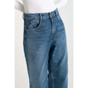 Wide Leg Jeans for Women Le Temps des cerises Madie kahik image-4
