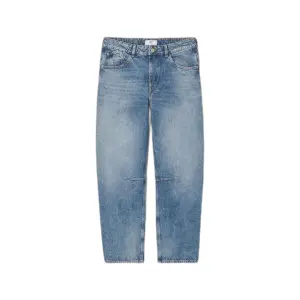 Lösa jeans dam Le Temps des cerises Madie Leder image-0