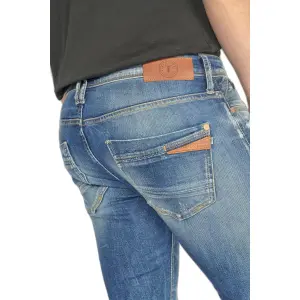 Eng anliegende Jeans Le Temps des cerises Barefoot 700/11 Destroy N°3 image-4