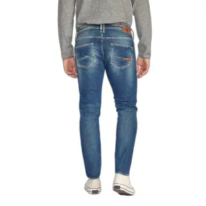 Fitted jeans Le Temps des cerises Marvin 700/11 Destroy N°2 image-1