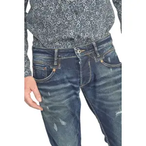 Jeans aderenti Le Temps des cerises Skip 700/11 Destroy N°2 image-4