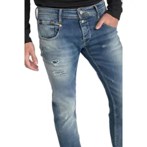 Jeans Le Temps des cerises Bellarys 800/12 Regular Destroy N°3 image-4
