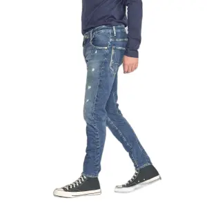 Jeans fuselé arqué Le Temps des cerises Jogg Destroy N°2 image-4