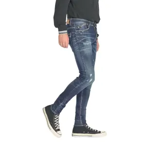 7/8 skinny jeans Le Temps des cerises Power Destroy N°1 image-2