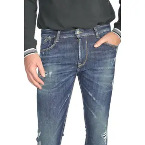 7/8 skinny jeans Le Temps des cerises Power Destroy N°1 image-3