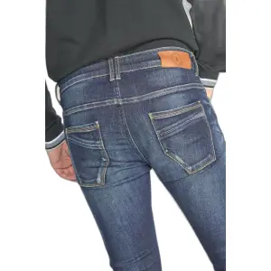 7/8 skinny jeans Le Temps des cerises Power Destroy N°1 image-4