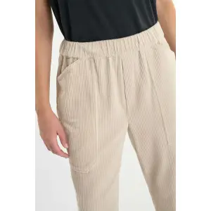 Sammetbyxor för kvinnor Le Temps des cerises Cordo image-3