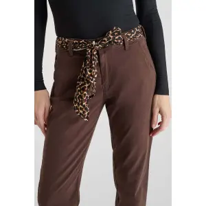 Chino byxor för kvinnor Le Temps des cerises Kristin image-5