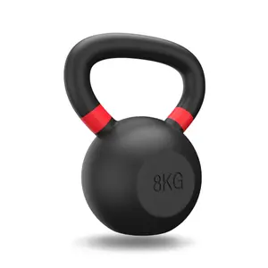 Opakowanie żeliwa kettlebells Leader Fit 4 à 32 kg image-3