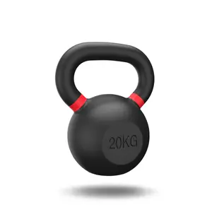 Opakowanie żeliwa kettlebells Leader Fit 4 à 32 kg image-6