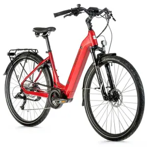 Bicicletta elettrica con motore centrale Leader Fox Saga 2023 Bafang M300