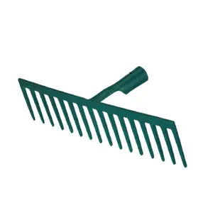 16 teeth straight rake with wooden handle Leborgne image-0