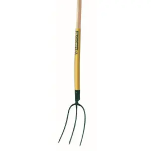3-prong hay forks with wooden handle Leborgne image-0