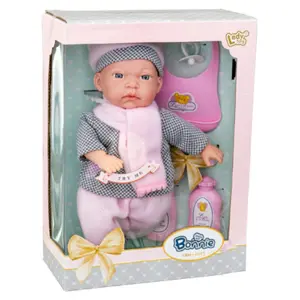 Doll 12 sounds and accessories Ledy Toys 31 cm image-1
