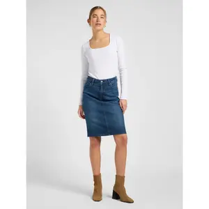 Falda vaquera Lee Midi image-1