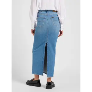 Jupe en jean femme Lee Back Slit Maxi image-3