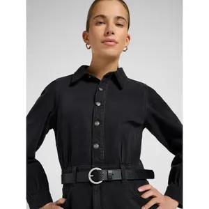 Women's long sleeve denim dress Lee image-5