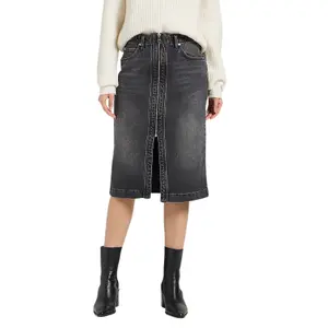 Jupe en jean femme Lee Moto image-0