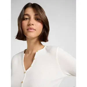 Långärmad T-shirt för kvinnor Lee Henley image-4